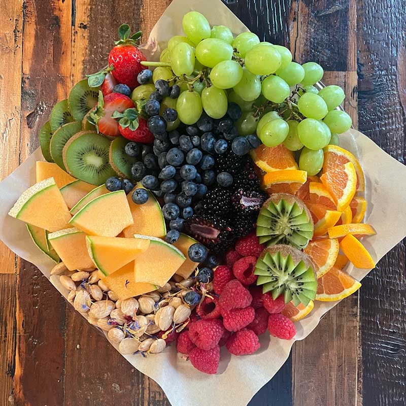 pretty fruit trays